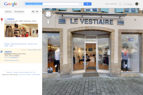 Affichage sur Google Maps et Google Street View